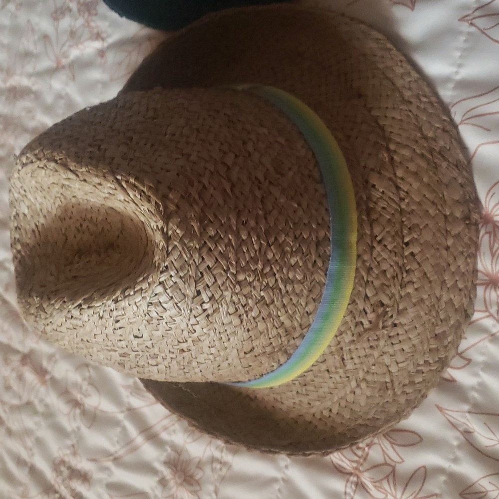 United Colors of Benetton Straw Hats 3 Qty  M/L blue, brown , tan - Picture 4 of 6